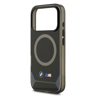 Apple iPhone 17 Pro Case BMW Original Licensed M-safe Charging Feature Metal Button Design IML Printed M Design Cover - 7