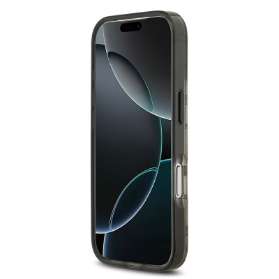 Apple iPhone 17 Pro Case BMW Original Licensed M-Safe Charging Feature Metal Camera Button Horizontal Stripe M Design Cover - 15