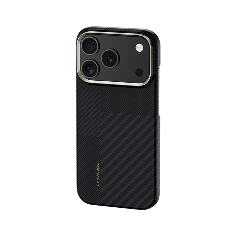 Apple iPhone 17 Pro Case Carbon Fiber Benks Montage ArmorAir Kevlar Cover with M-safe Charging Feature - 3