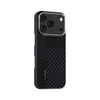 Apple iPhone 17 Pro Case Carbon Fiber Benks Montage ArmorAir Kevlar Cover with M-safe Charging Feature - 5