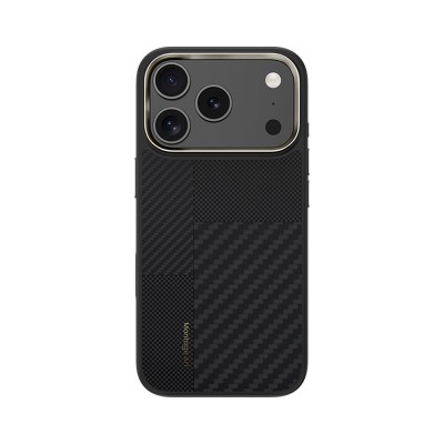 Apple iPhone 17 Pro Case Carbon Fiber Benks Montage Hybrid ArmorPro Kevlar Cover with M-safe Charging Feature - 2