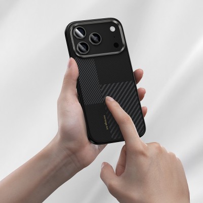 Apple iPhone 17 Pro Case Carbon Fiber Benks Montage Hybrid ArmorPro Kevlar Cover with M-safe Charging Feature - 7