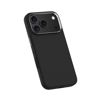 Apple iPhone 17 Pro Case Carbon Fiber M-Safe Charging Feature Benks Hybrid ArmorPro 600D Kevlar Cover - 4