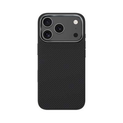 Apple iPhone 17 Pro Case Carbon Fiber M-Safe Charging Feature Benks Hybrid ArmorPro 600D Kevlar Cover - 2