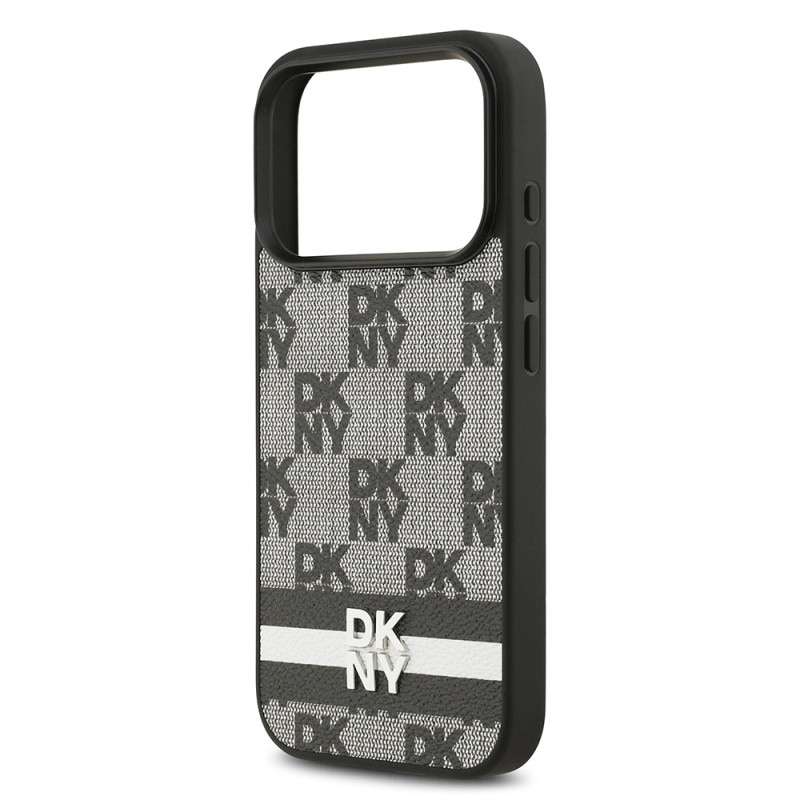 Apple iPhone 17 Pro Case DKNY Original Licensed M-safe Charging Feature 3D Printed Metal Logo Cover - 7