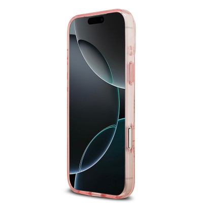 Apple iPhone 17 Pro Case Guess Original Licensed M-Safe Charging Feature IML Printed Classic Logo 4G Patterned Cover - 7