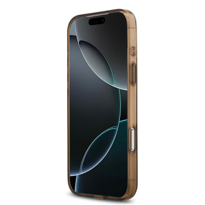 Apple iPhone 17 Pro Case Guess Original Licensed M-Safe Charging Feature IML Printed Classic Logo 4G Patterned Cover - 13