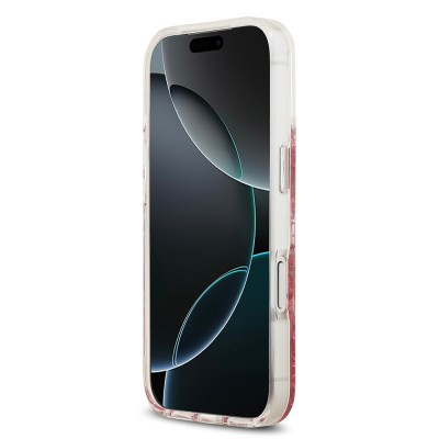 Apple iPhone 17 Pro Case Guess Original Licensed M-safe Charging Transparent Resin Bottom Cover - 7