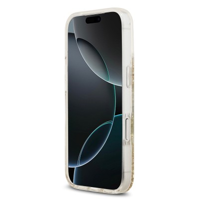 Apple iPhone 17 Pro Case Guess Original Licensed M-safe Charging Transparent Resin Bottom Cover - 14