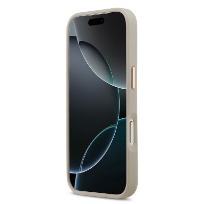 Apple iPhone 17 Pro Case Lacoste Original Licensed M-safe Charging Feature Champs Elysees PU Leather Design Cover - 8