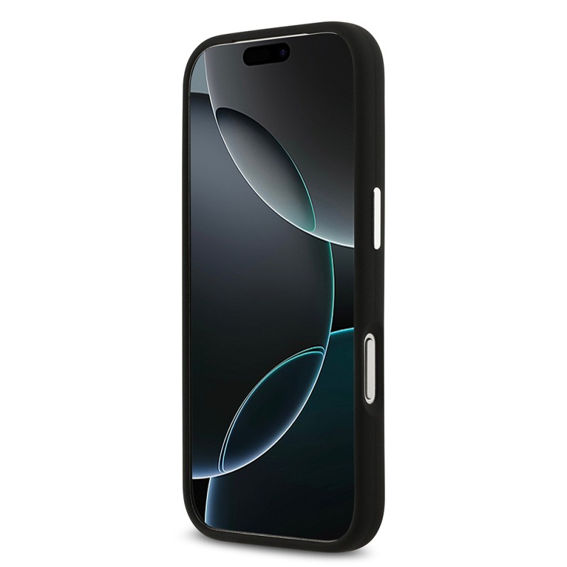Apple iPhone 17 Pro Case Lacoste Original Licensed M-Safe Charging Feature Iconic Logo Metal Camera Frame Silicone Cover - 27