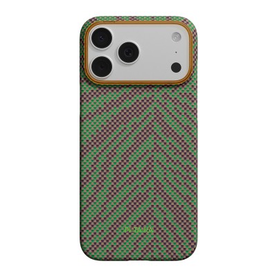 Apple iPhone 17 Pro Case M-safe Charging Enabled Aramid Fiber Pitaka Breath of Veins Series Cover - 1
