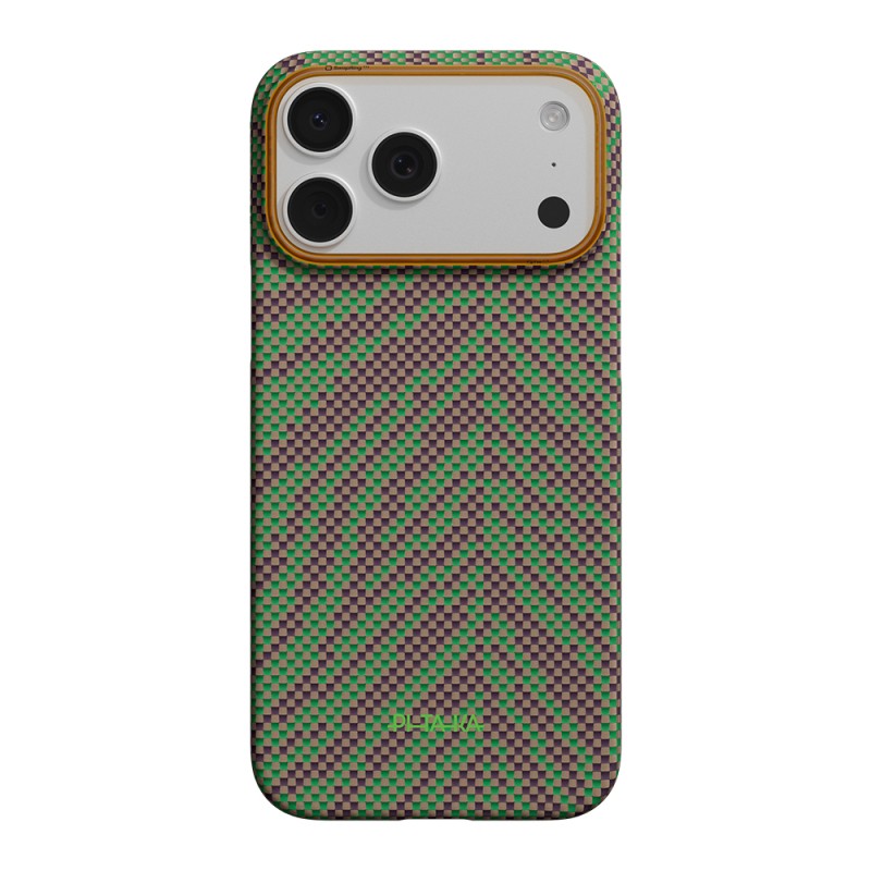 Apple iPhone 17 Pro Case M-safe Charging Enabled Aramid Fiber Pitaka Breath of Veins Series Cover - 1