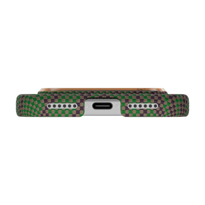 Apple iPhone 17 Pro Case M-safe Charging Enabled Aramid Fiber Pitaka Breath of Veins Series Cover - 8