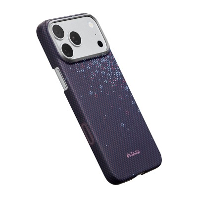 Apple iPhone 17 Pro Case M-safe Charging Enabled Aramid Fiber Pitaka Sakura Hours Series Cover - 7