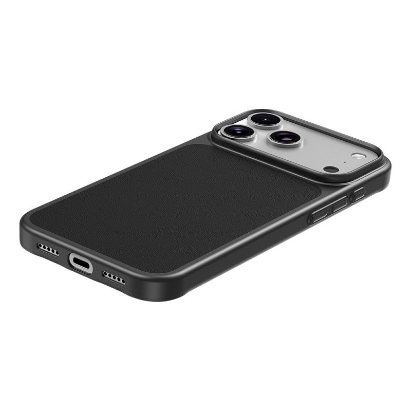 Apple iPhone 17 Pro Case M-Safe Charging Enabled PU Zore Paris Trexo Hard PC Cover - 9