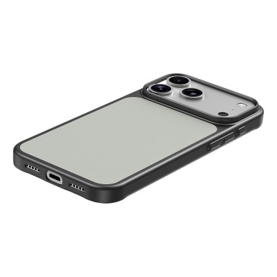 Apple iPhone 17 Pro Case M-Safe Charging Enabled PU Zore Paris Trexo Hard PC Cover - 33