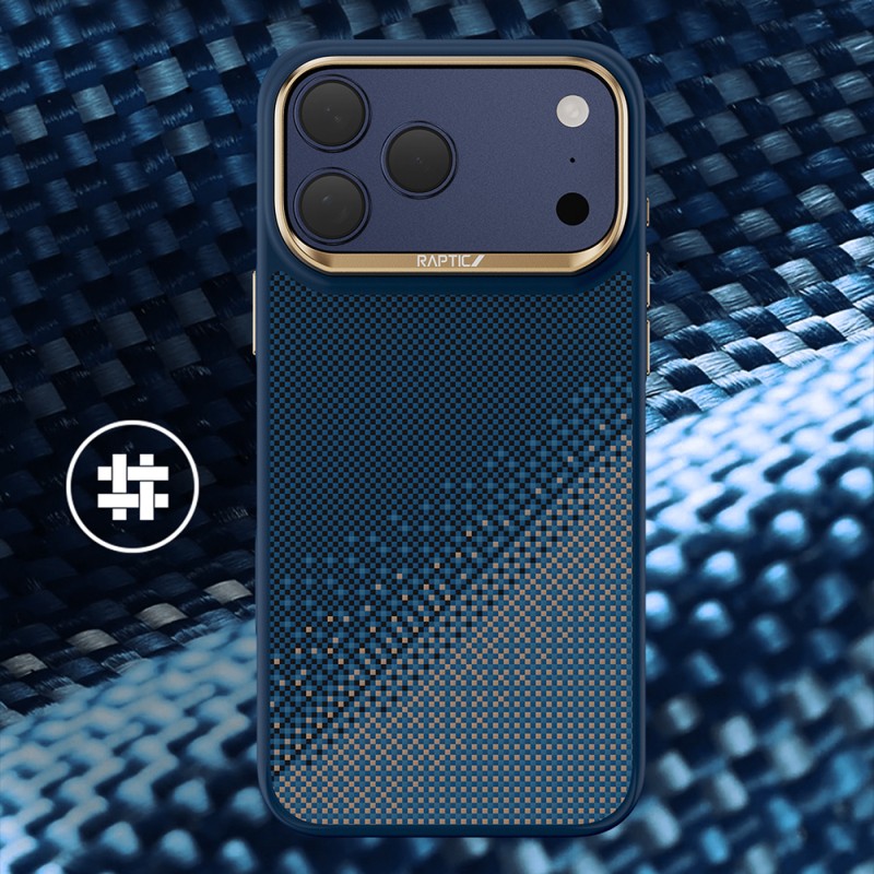 Apple iPhone 17 Pro Case M-safe Charging Enabled Raptic Aramid Dual Serenity Series Cover - 10