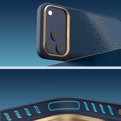 Apple iPhone 17 Pro Case M-safe Charging Enabled Raptic Aramid Dual Serenity Series Cover - 11