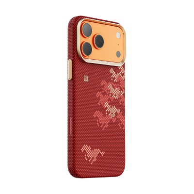 Apple iPhone 17 Pro Case M-safe Charging Enabled Raptic Aramid Skin Chivalry Series Cover - 4