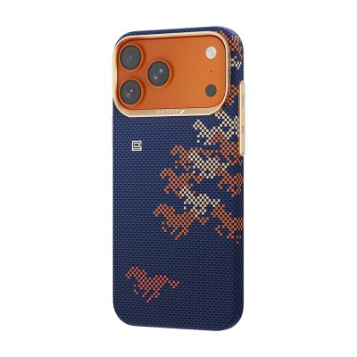 Apple iPhone 17 Pro Case M-safe Charging Enabled Raptic Aramid Skin Chivalry Series Cover - 10