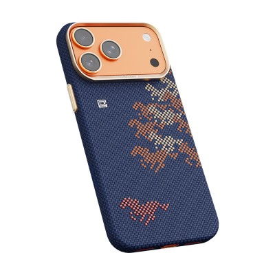 Apple iPhone 17 Pro Case M-safe Charging Enabled Raptic Aramid Skin Chivalry Series Cover - 11