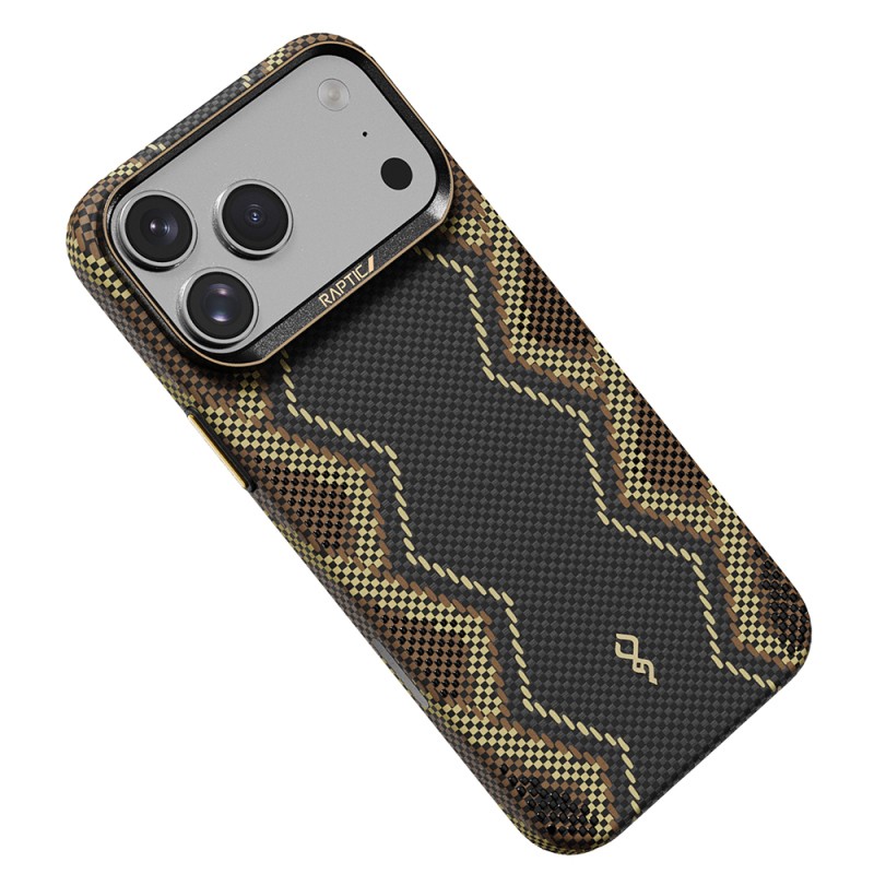 Apple iPhone 17 Pro Case M-safe Charging Enabled Raptic Aramid Skin Scepter Series Cover - 7