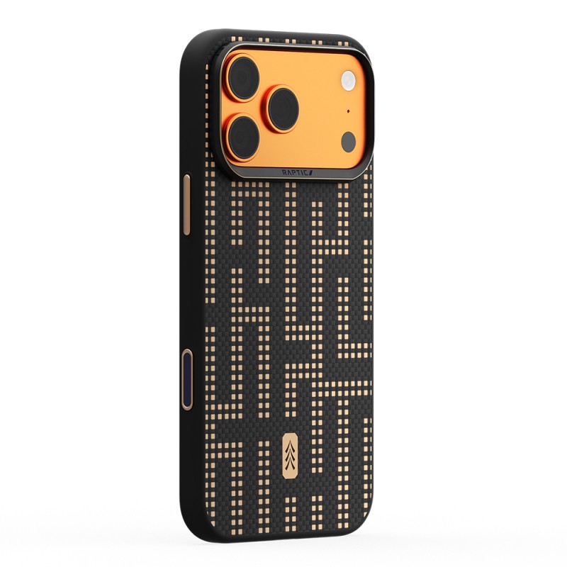 Apple iPhone 17 Pro Case M-safe Charging Enabled Raptic Aramid Skin Series Cover - 25
