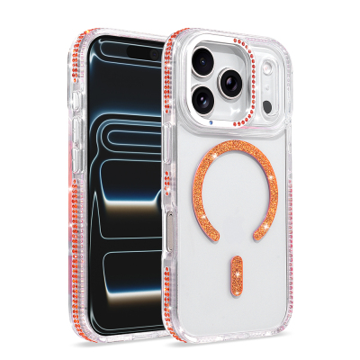 Apple iPhone 17 Pro Case M-safe Charging Enabled Zore Tera Silicone Cover - Zore