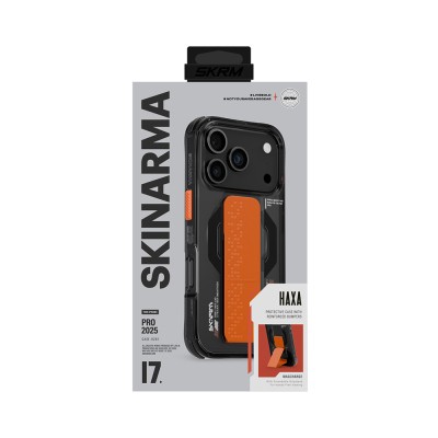 Apple iPhone 17 Pro Case M-Safe Charging Feature Airbag Design Stand Skinarma Haxa Cover - 5