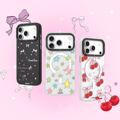 Apple iPhone 17 Pro Case M-Safe Charging Feature Airbag Dual Layer Youngkit Sweathart Series Cover - 15