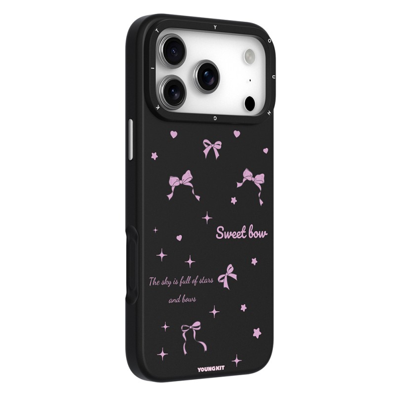 Apple iPhone 17 Pro Case M-Safe Charging Feature Airbag Dual Layer Youngkit Sweathart Series Cover - 7