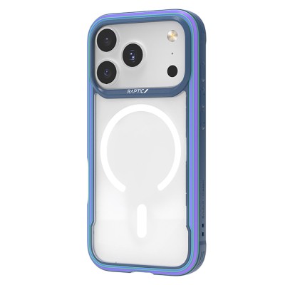 Apple iPhone 17 Pro Case M-safe Charging Feature Airbag Raptic Shield Series Transparent Back Cover - 8