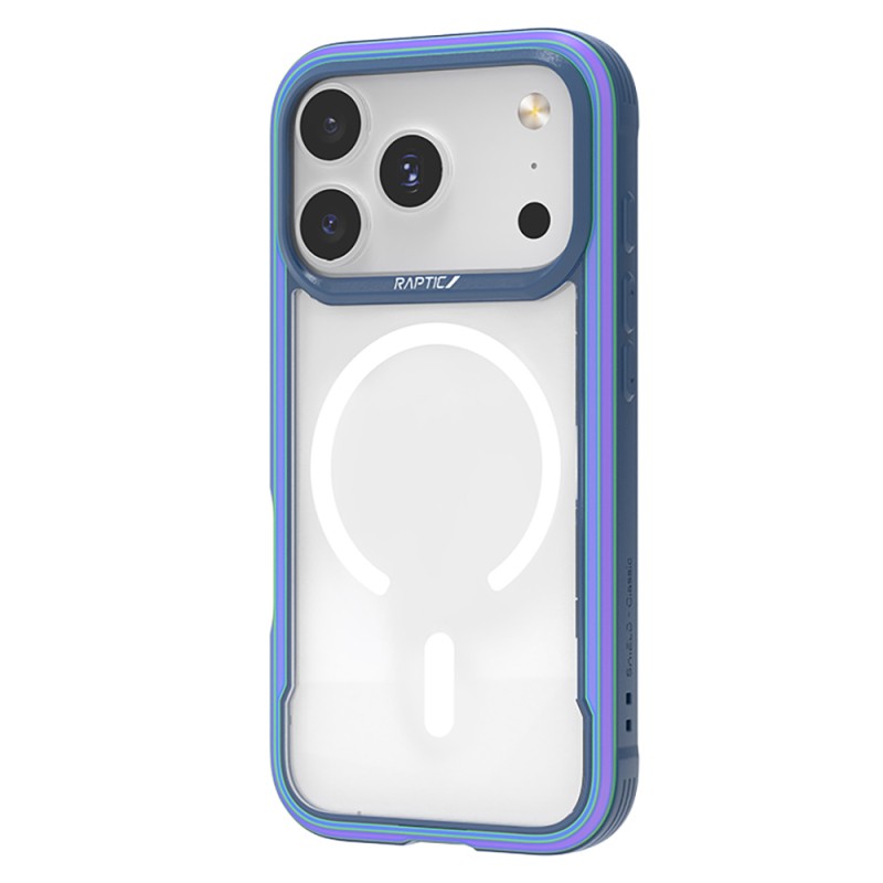 Apple iPhone 17 Pro Case M-safe Charging Feature Airbag Raptic Shield Series Transparent Back Cover - 8
