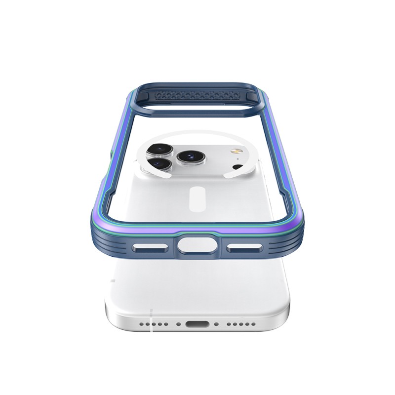 Apple iPhone 17 Pro Case M-safe Charging Feature Airbag Raptic Shield Series Transparent Back Cover - 14