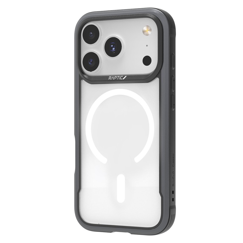 Apple iPhone 17 Pro Case M-safe Charging Feature Airbag Raptic Shield Series Transparent Back Cover - 9