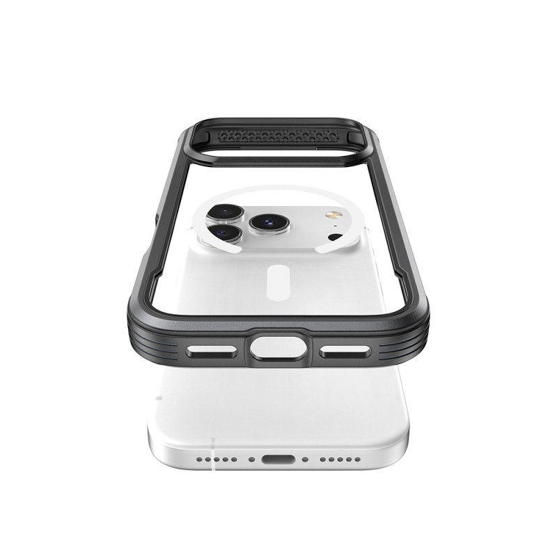 Apple iPhone 17 Pro Case M-safe Charging Feature Airbag Raptic Shield Series Transparent Back Cover - 15