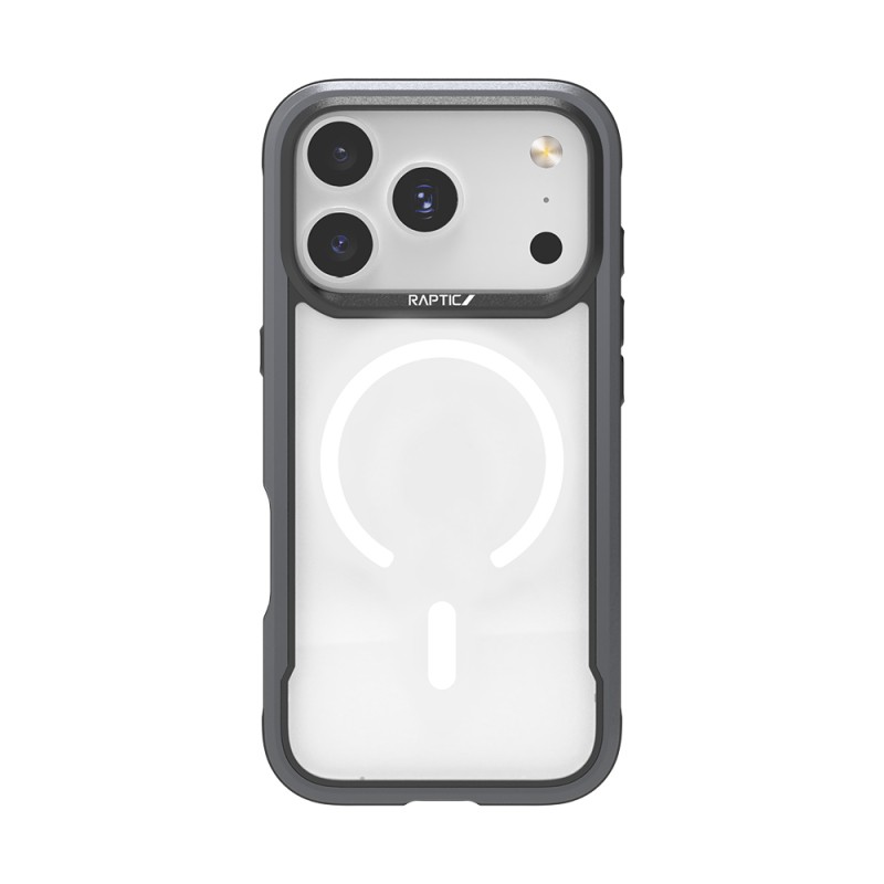 Apple iPhone 17 Pro Case M-safe Charging Feature Airbag Raptic Shield Series Transparent Back Cover - 3