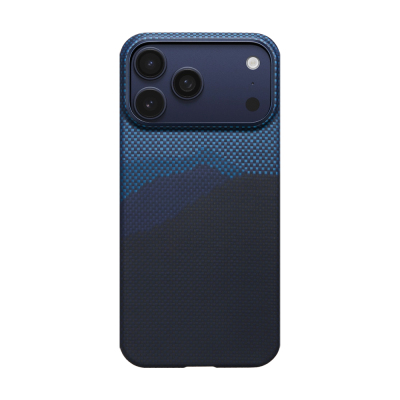 Apple iPhone 17 Pro Case M-safe Charging Feature Aramid Fiber Pitaka Tactile Woven Starpeak Series Over The Horizon Cover - Pitaka