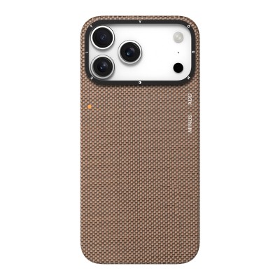 Apple iPhone 17 Pro Case M-safe Charging Feature Aramid Fiber Youngkit 1500D Extreme Wing Titanium-Gold Series Cover - 3
