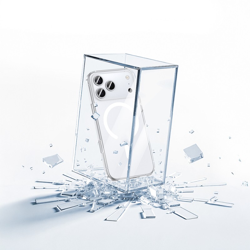 Apple iPhone 17 Pro Case M-safe Charging Feature Benks Crystal Series Transparent Cover - 10