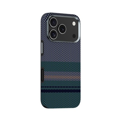 Apple iPhone 17 Pro Case M-safe Charging Feature Carbon Fiber Design Benks Aurora ArmorPro Kevlar Cover - 4