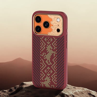 Apple iPhone 17 Pro Case M-safe Charging Feature Carbon Fiber Design Benks Knight ArmorPro Kevlar Cover - 12