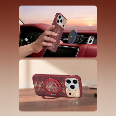 Apple iPhone 17 Pro Case M-safe Charging Feature Carbon Fiber Design Benks Knight ArmorPro Kevlar Cover - 16