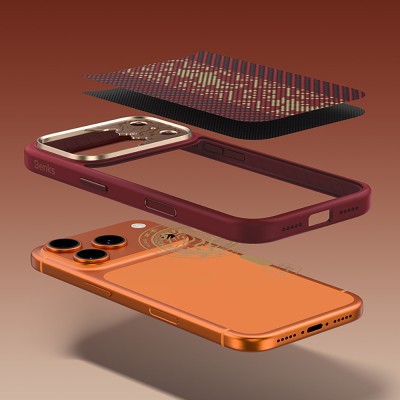 Apple iPhone 17 Pro Case M-safe Charging Feature Carbon Fiber Design Benks Knight ArmorPro Kevlar Cover - 17