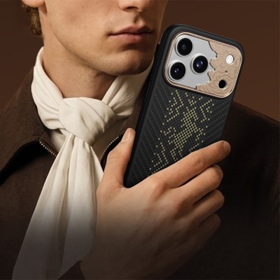 Apple iPhone 17 Pro Case M-safe Charging Feature Carbon Fiber Design Benks Knight ArmorPro Kevlar Cover - 21