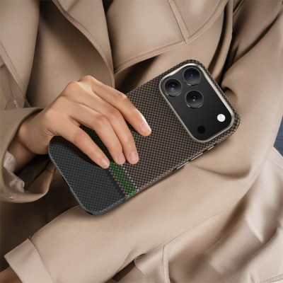 Apple iPhone 17 Pro Case M-safe Charging Feature Carbon Fiber Design Benks Prestige ArmorPro Kevlar Cover - 8