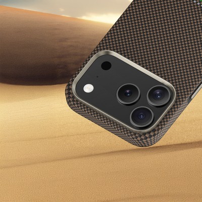 Apple iPhone 17 Pro Case M-safe Charging Feature Carbon Fiber Design Benks Prestige ArmorPro Kevlar Cover - 9