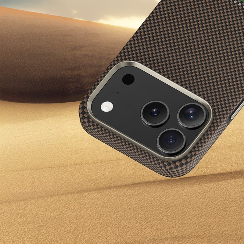 Apple iPhone 17 Pro Case M-safe Charging Feature Carbon Fiber Design Benks Prestige ArmorPro Kevlar Cover - 9