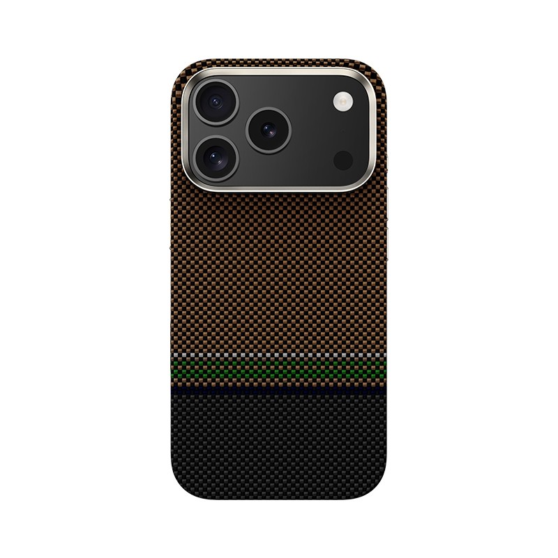 Apple iPhone 17 Pro Case M-safe Charging Feature Carbon Fiber Design Benks Prestige ArmorPro Kevlar Cover - 1